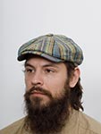 Кепка STETSON арт. 6843310 HATTERAS LINEN (голубой / зеленый)